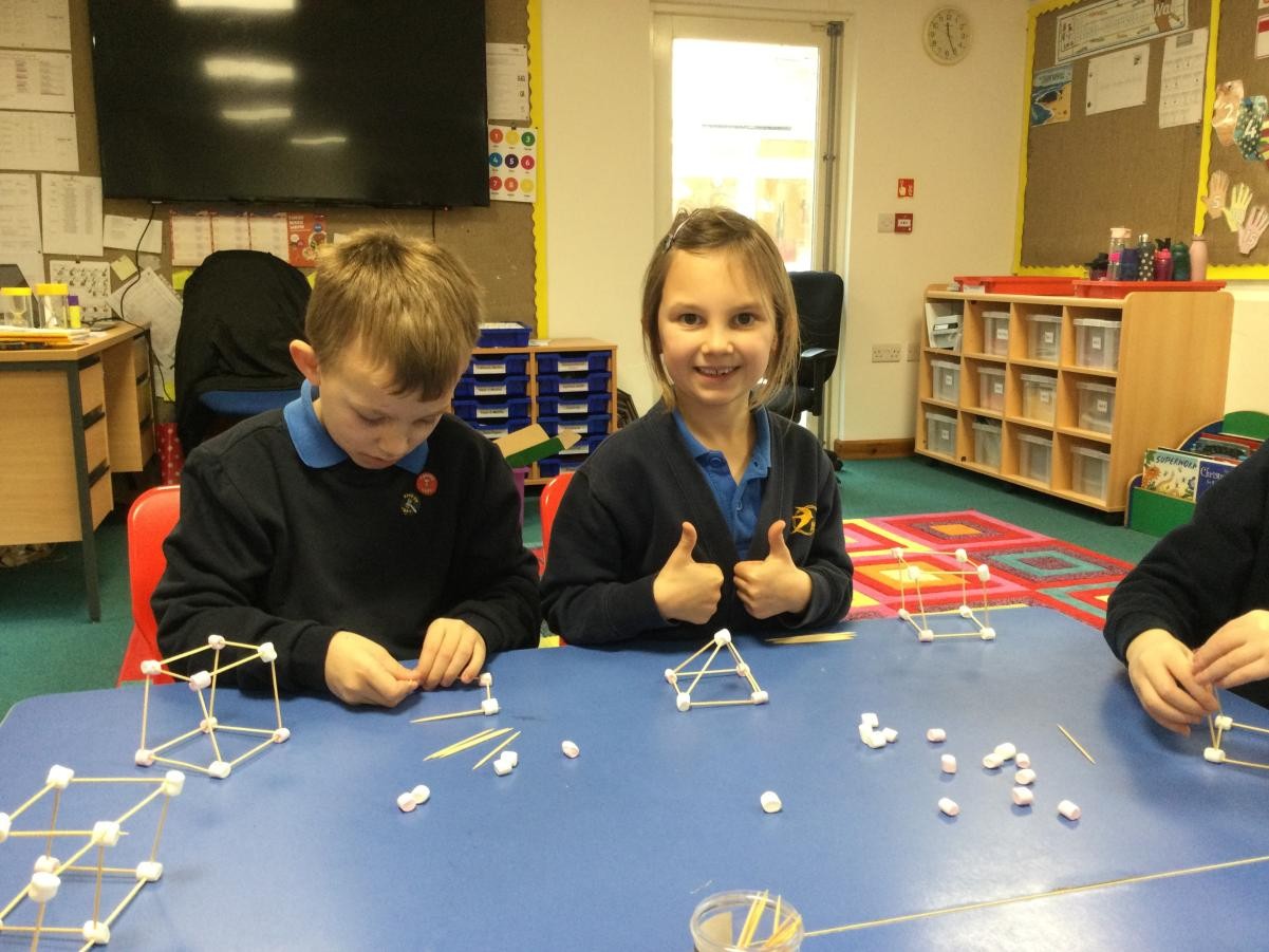 Marshmallow maths - making 3D shapes