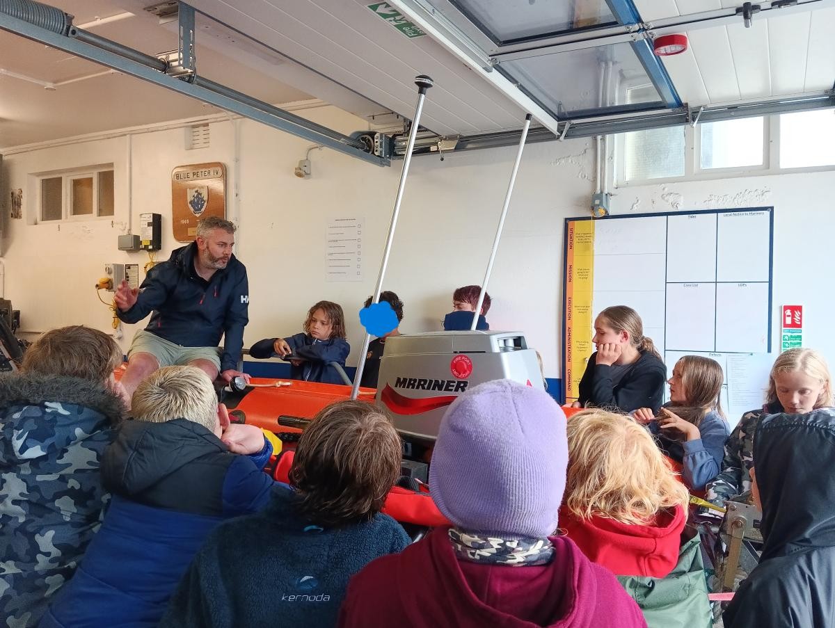 Learning about sea safety and community involvement