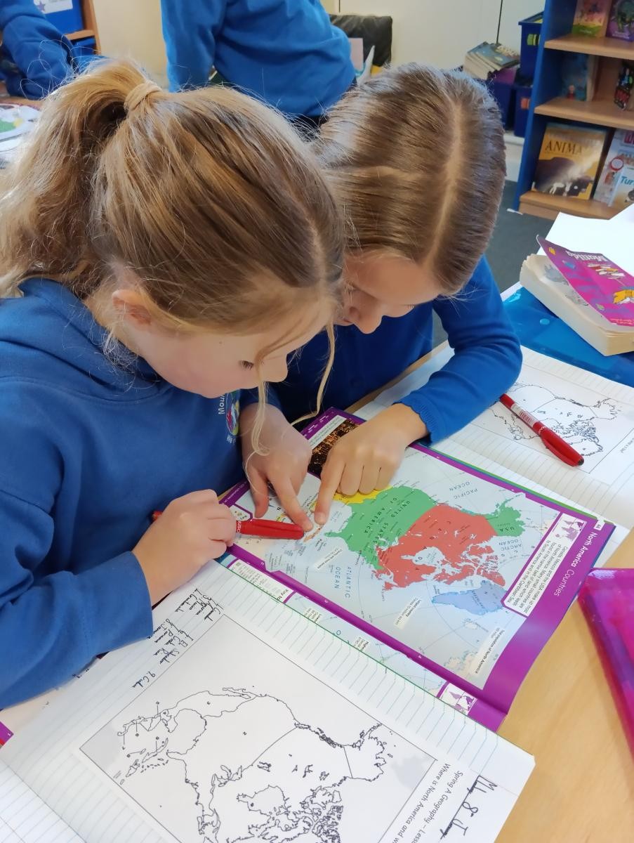 Locating places in North America