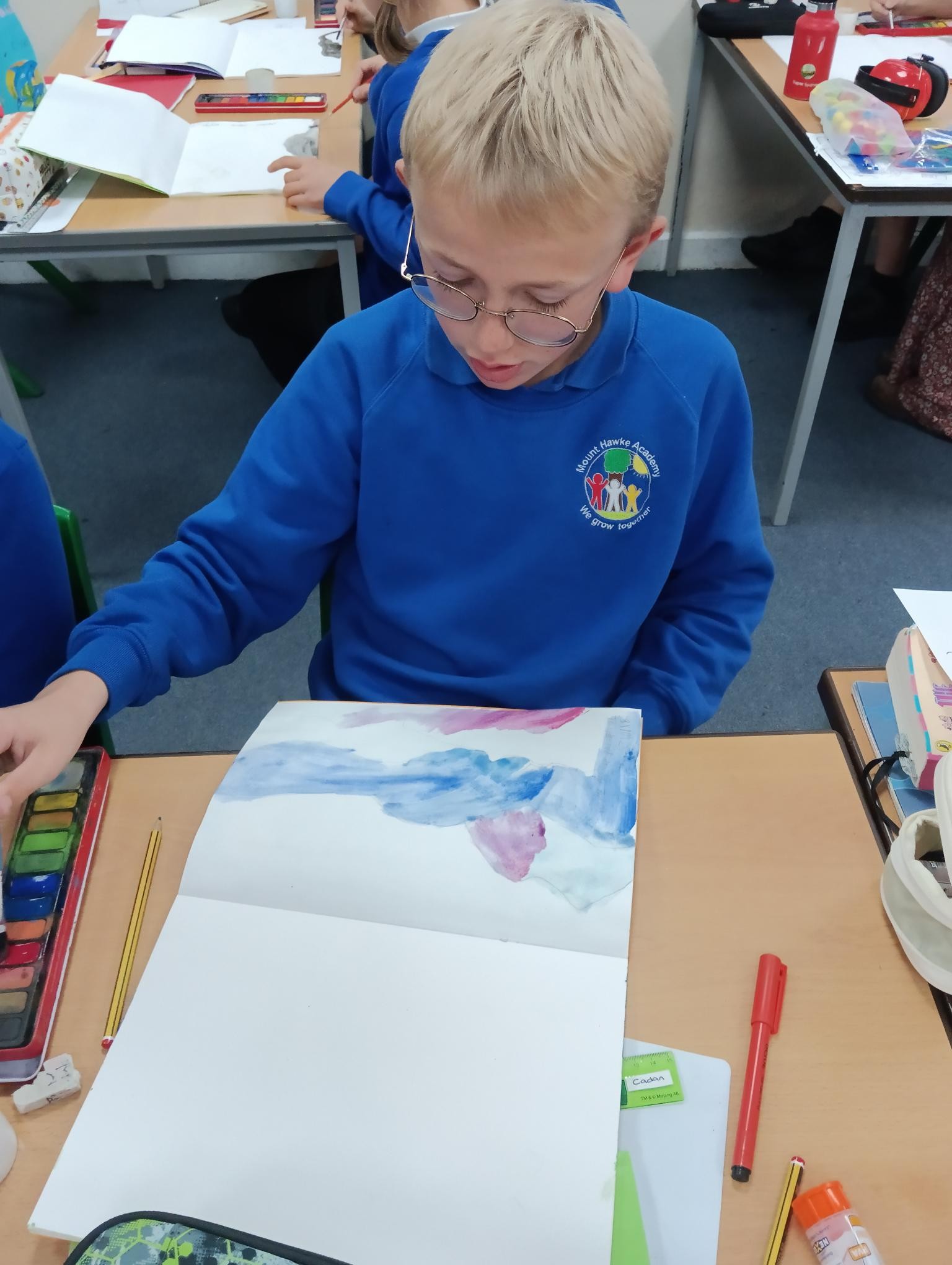 Exploring atmospheric perspective.