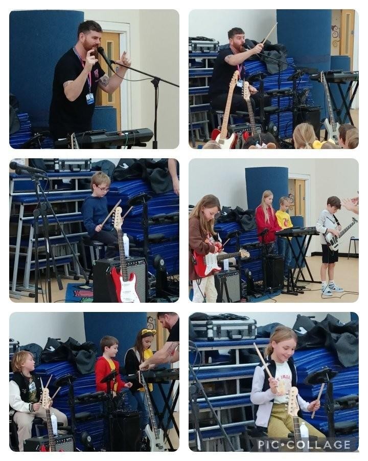 Discovering what it is like to be in a band!