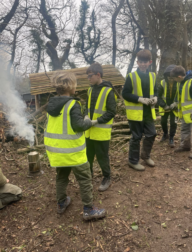 Evacuee experience day at Newquay Forest School!