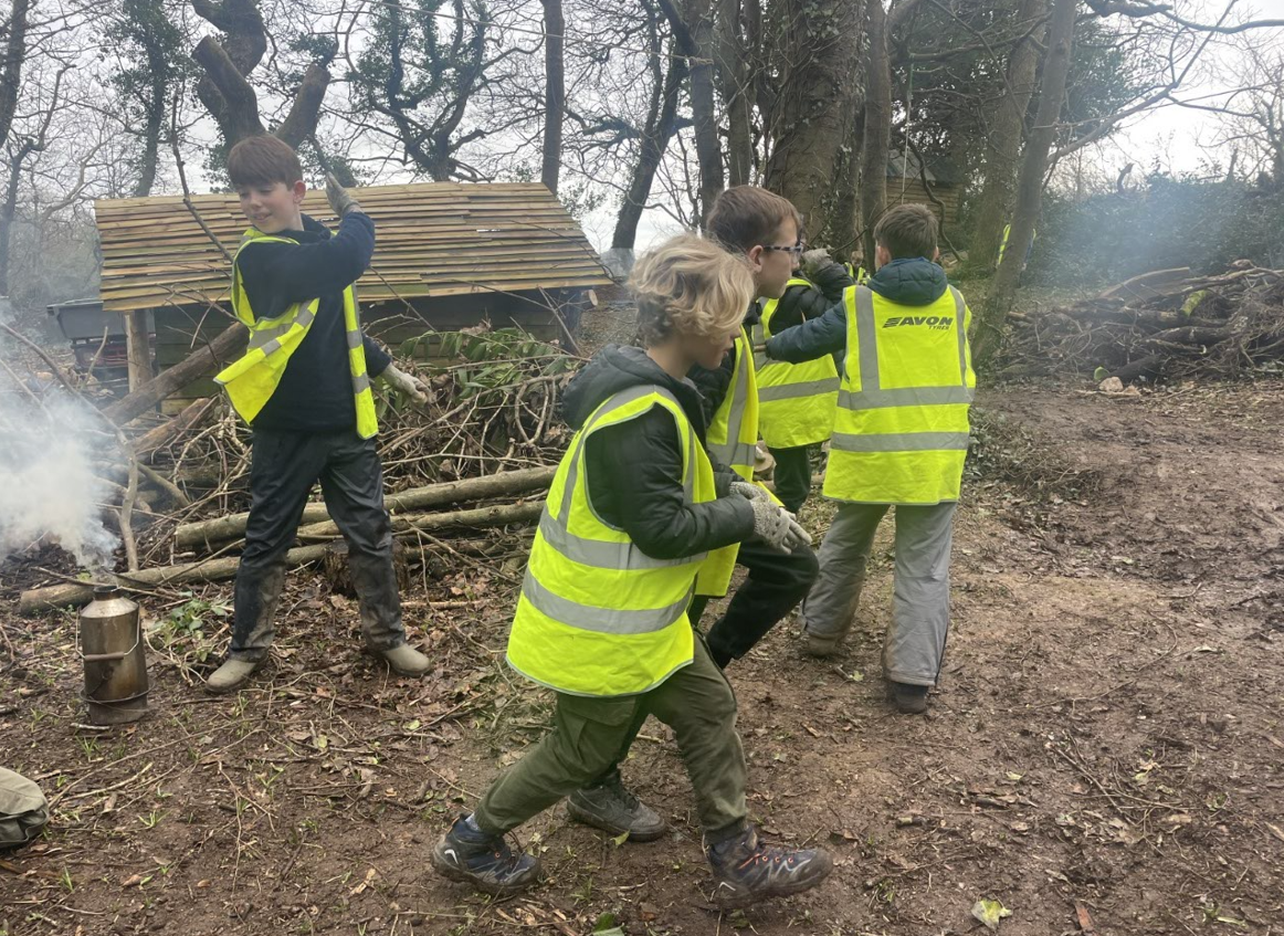 Evacuee experience day at Newquay Forest School!