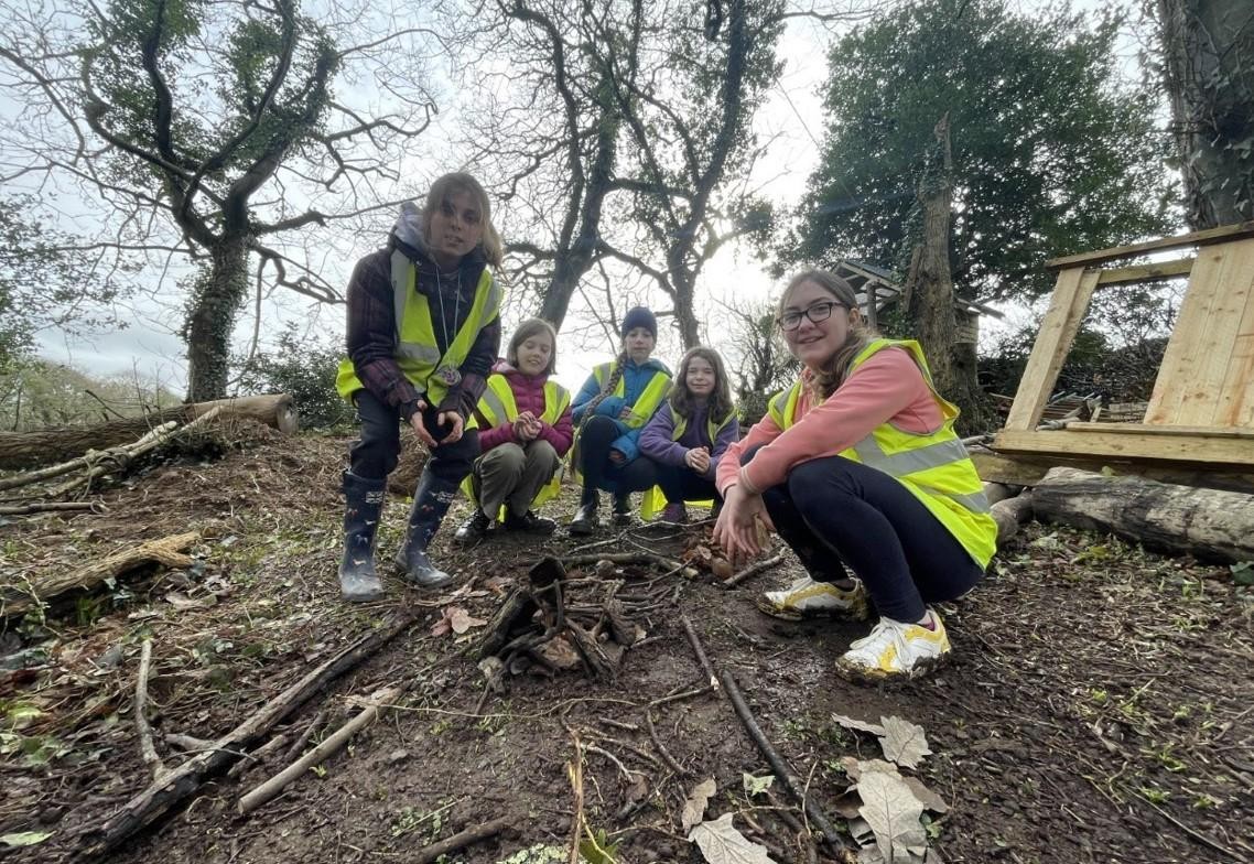 Evacuee experience day at Newquay Forest School!