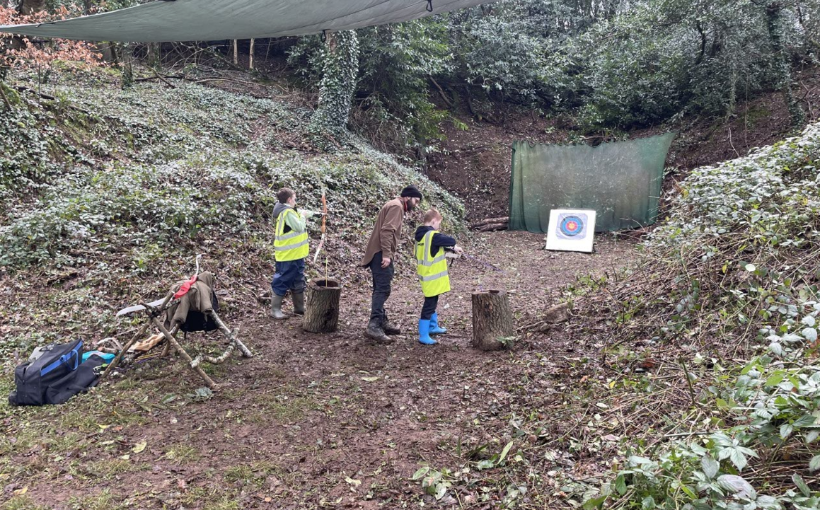 Evacuee experience day at Newquay Forest School!