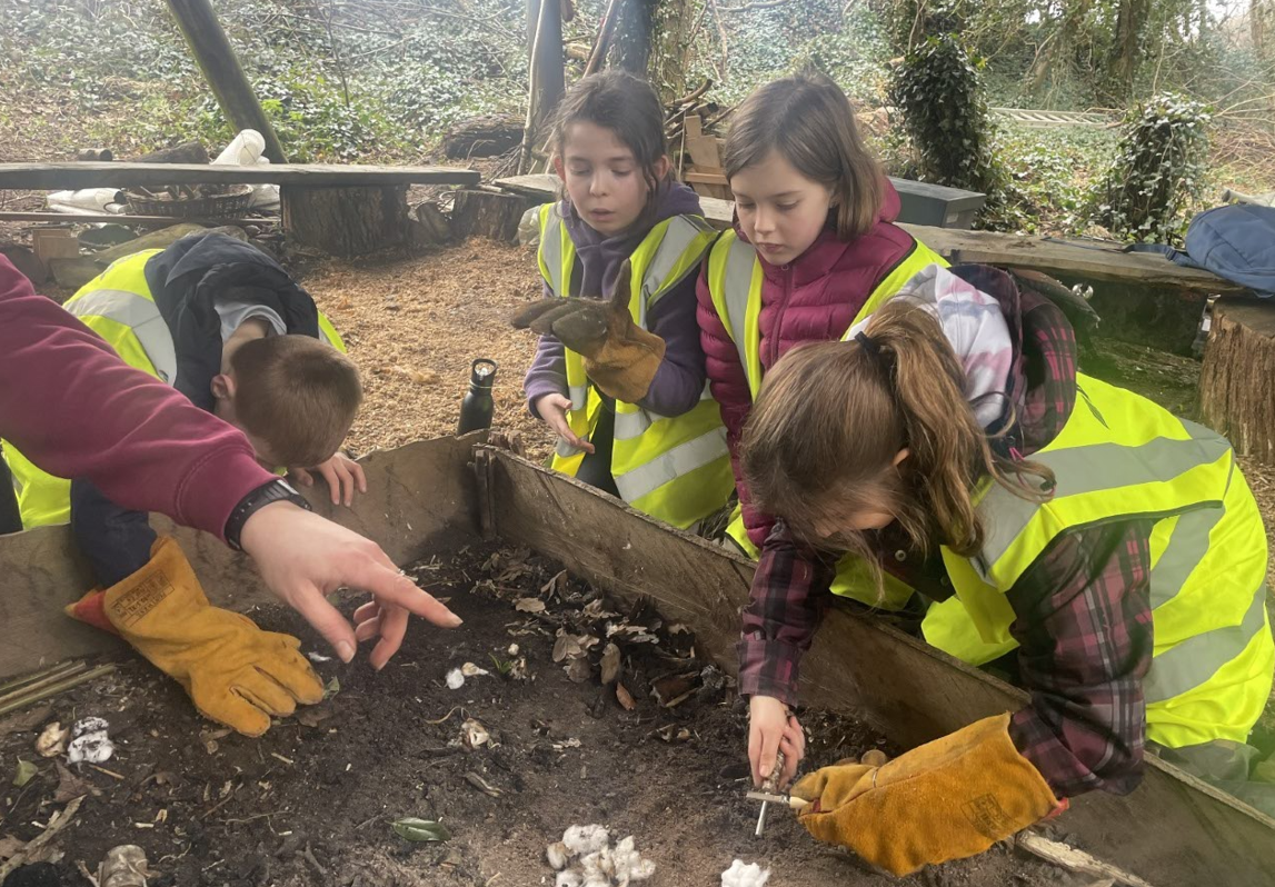 Evacuee experience day at Newquay Forest School!