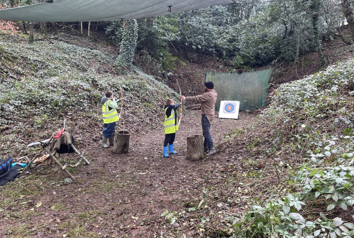 Evacuee experience day at Newquay Forest School!