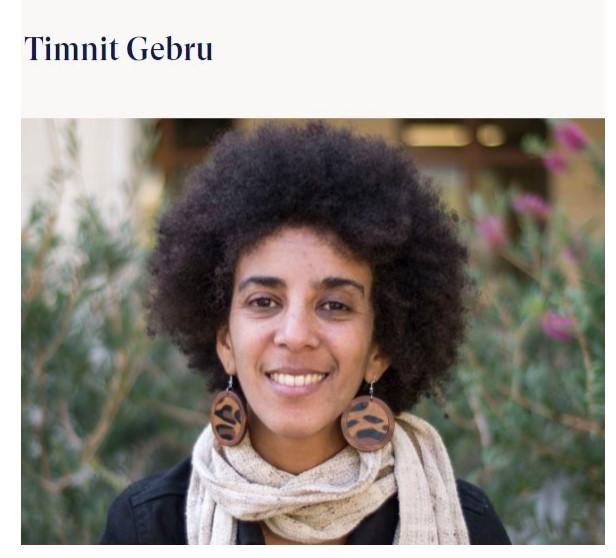 Timnit Gebru