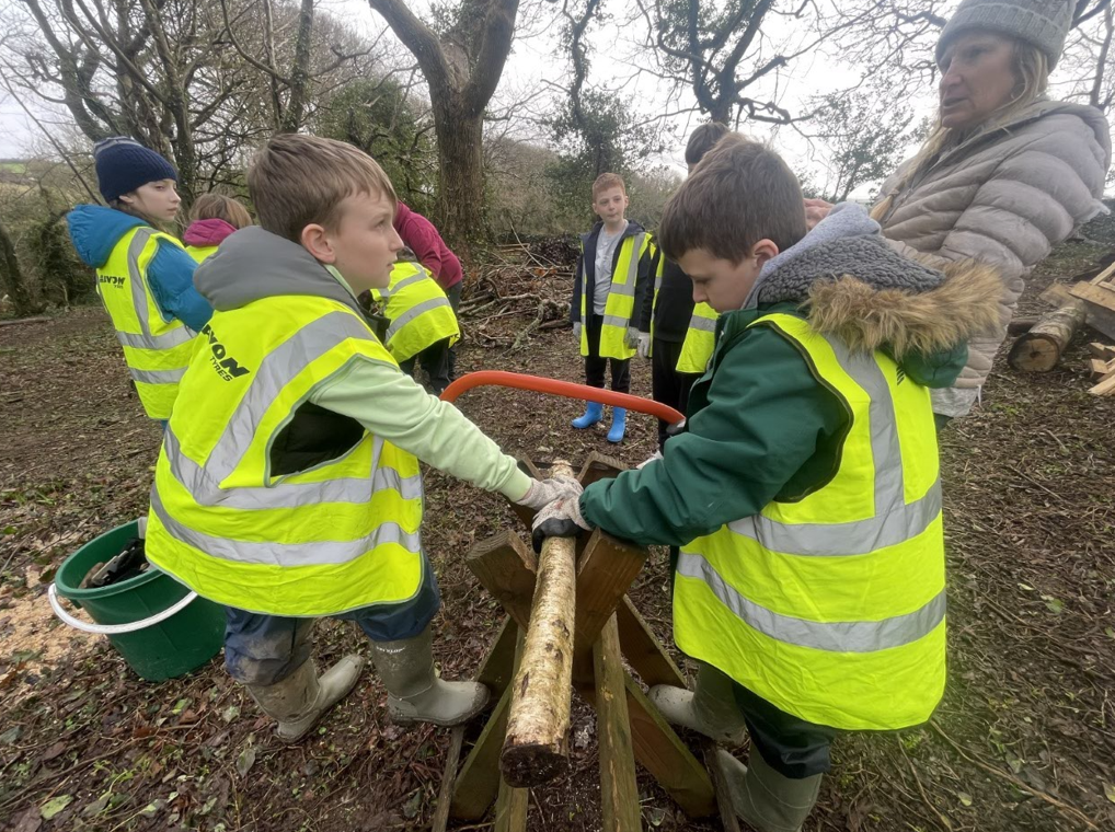 Evacuee experience day at Newquay Forest School!
