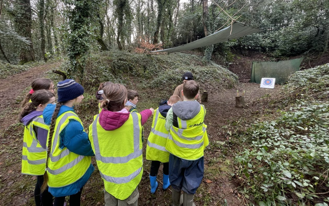 Evacuee experience day at Newquay Forest School!