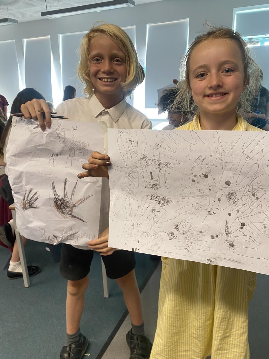 Stone Age cave art!