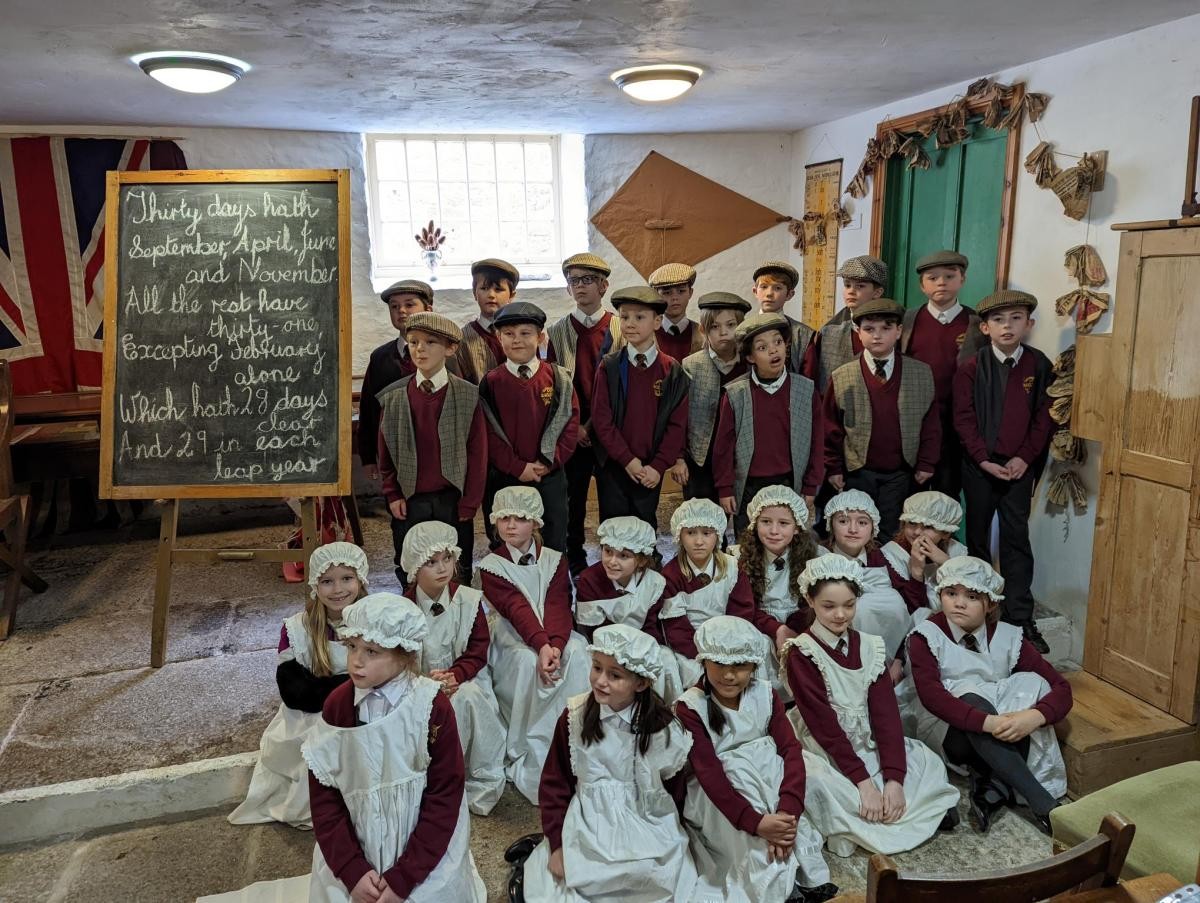 Great visit to the Cornwall Life museum to learn about the Victorians!