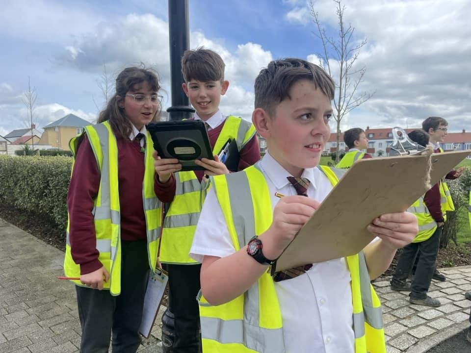 Exploring how our local area is changing as part of geography fieldwork!