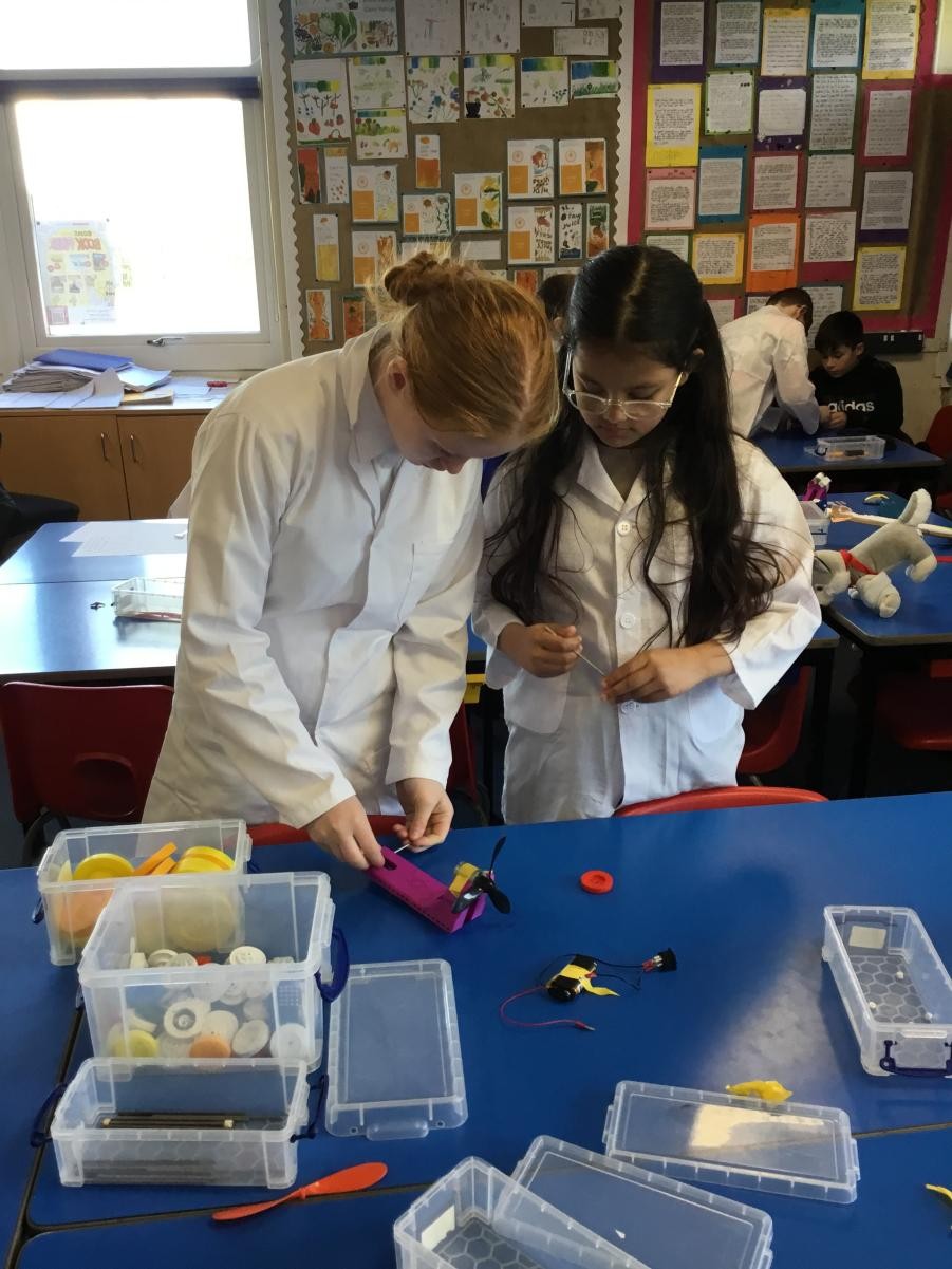 Making fan powered cars
