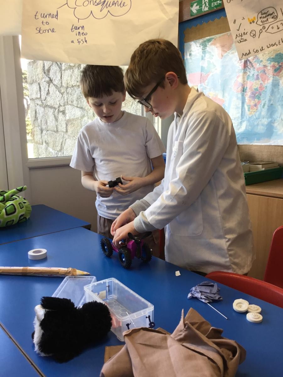 Making fan powered cars