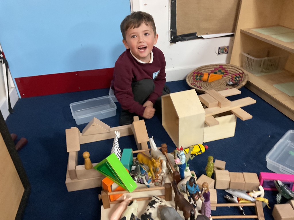 Imagination in the block area
