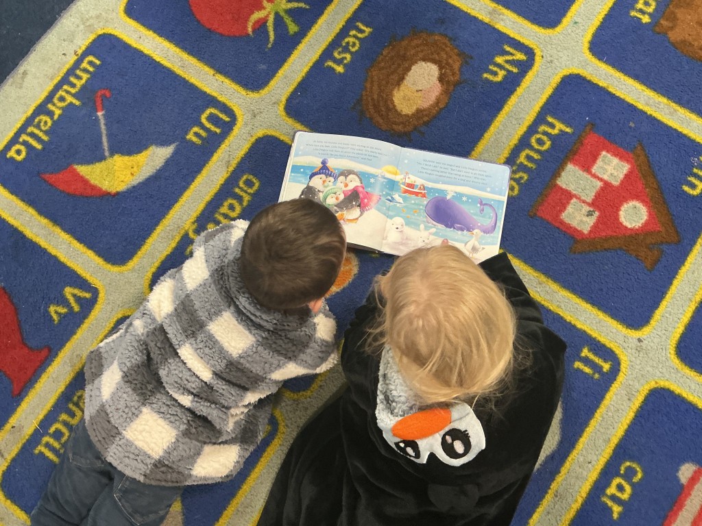 Sharing a book
