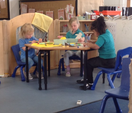 We love making marks!