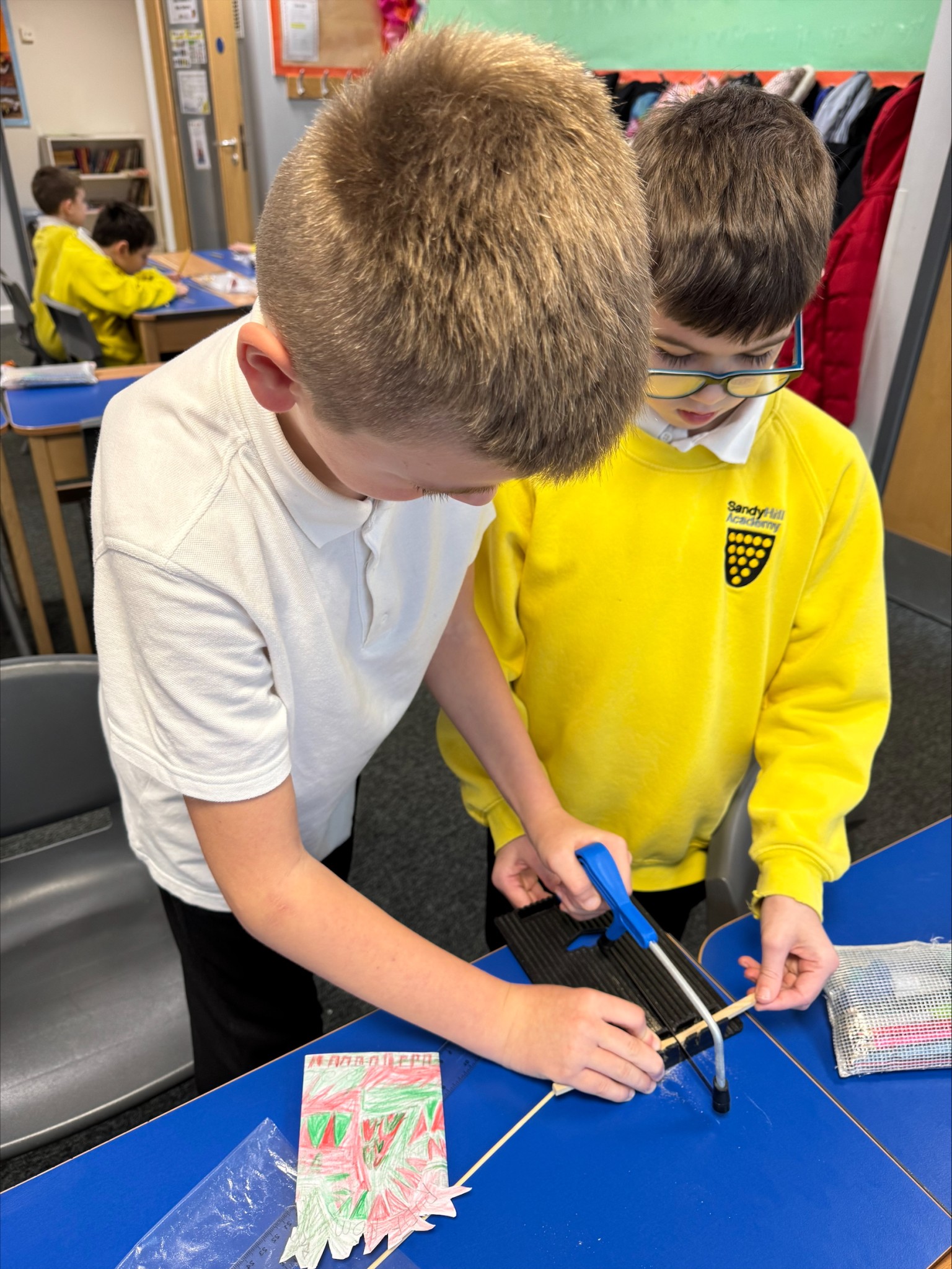 Roman chariots in construction