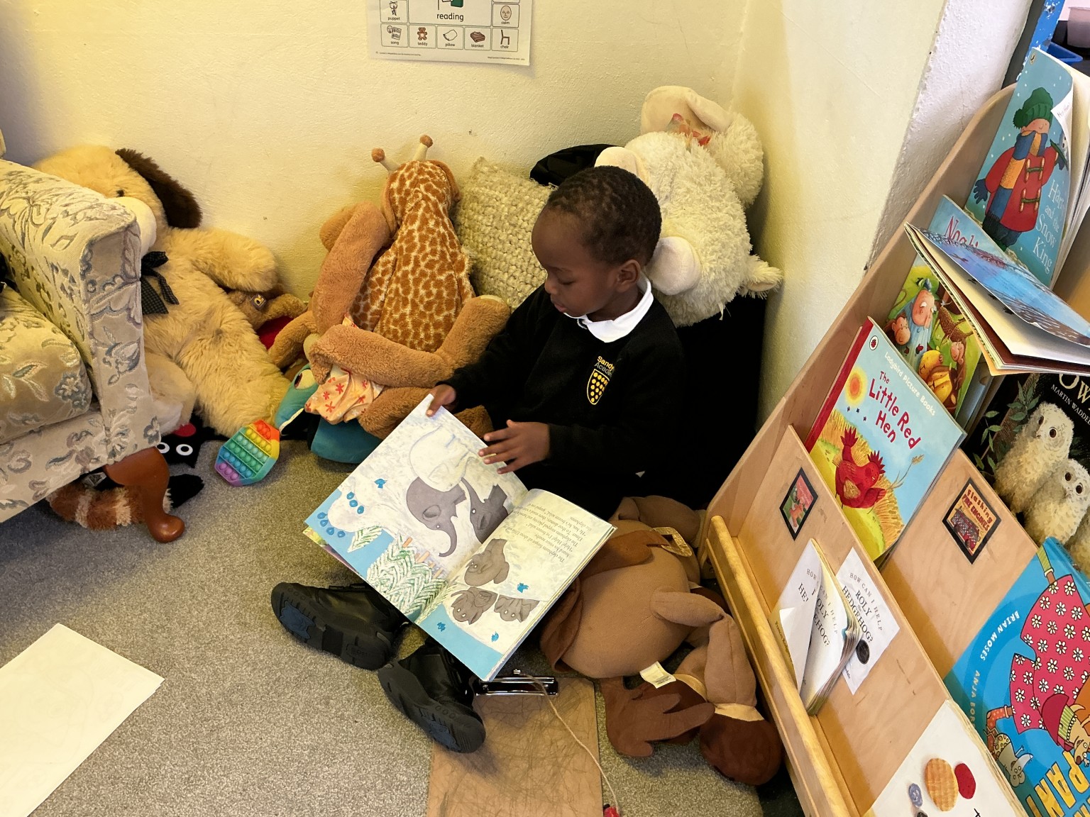 We read to our friends!