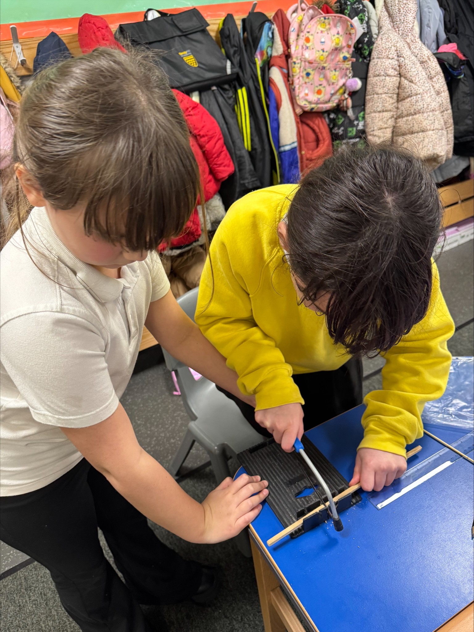 Roman chariots in construction