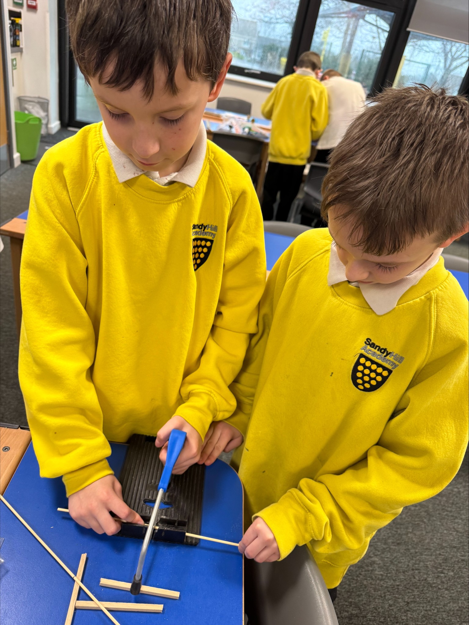 Roman chariots in construction