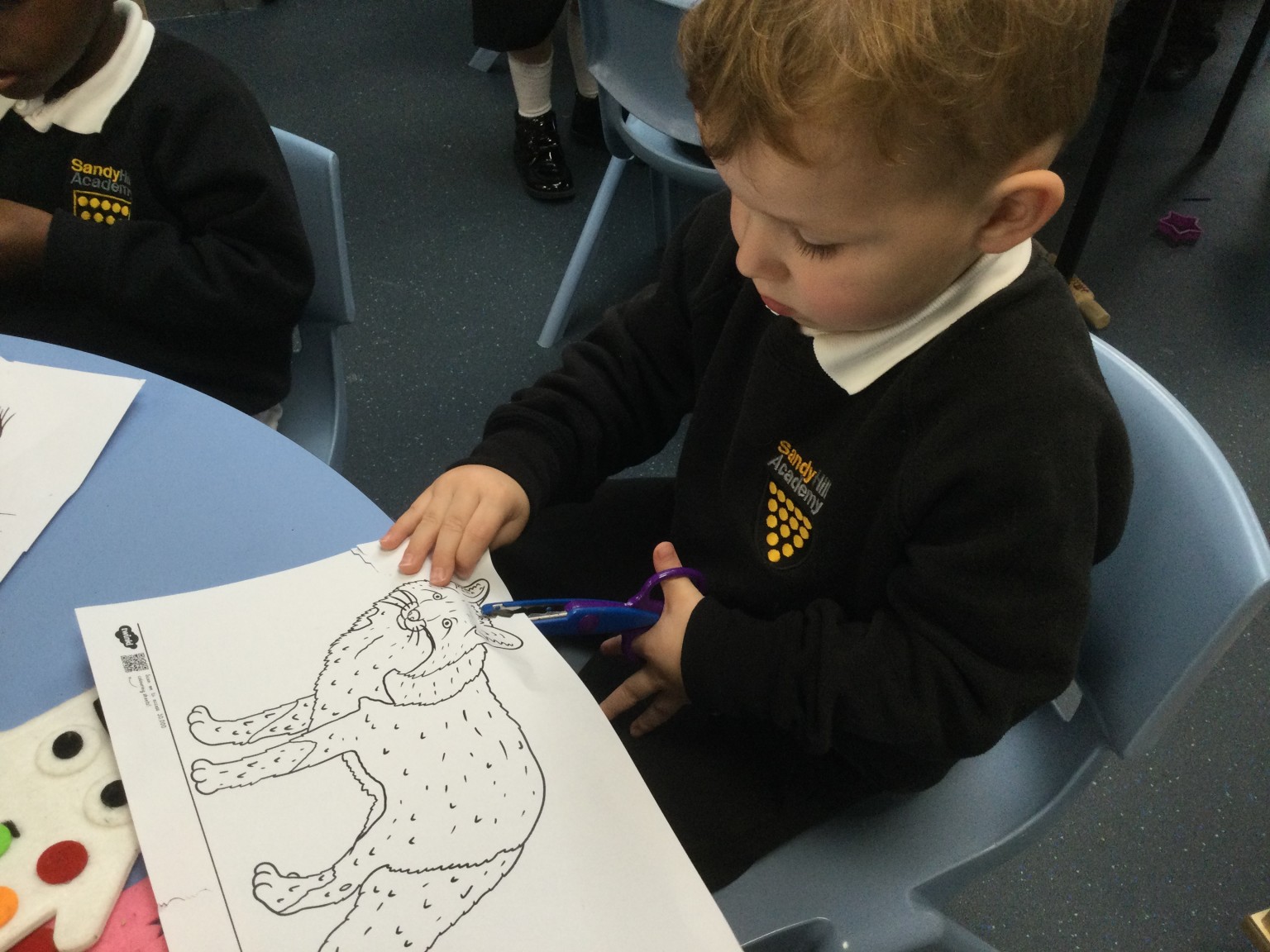 Strengthening our wrists to prepare us as future writers!