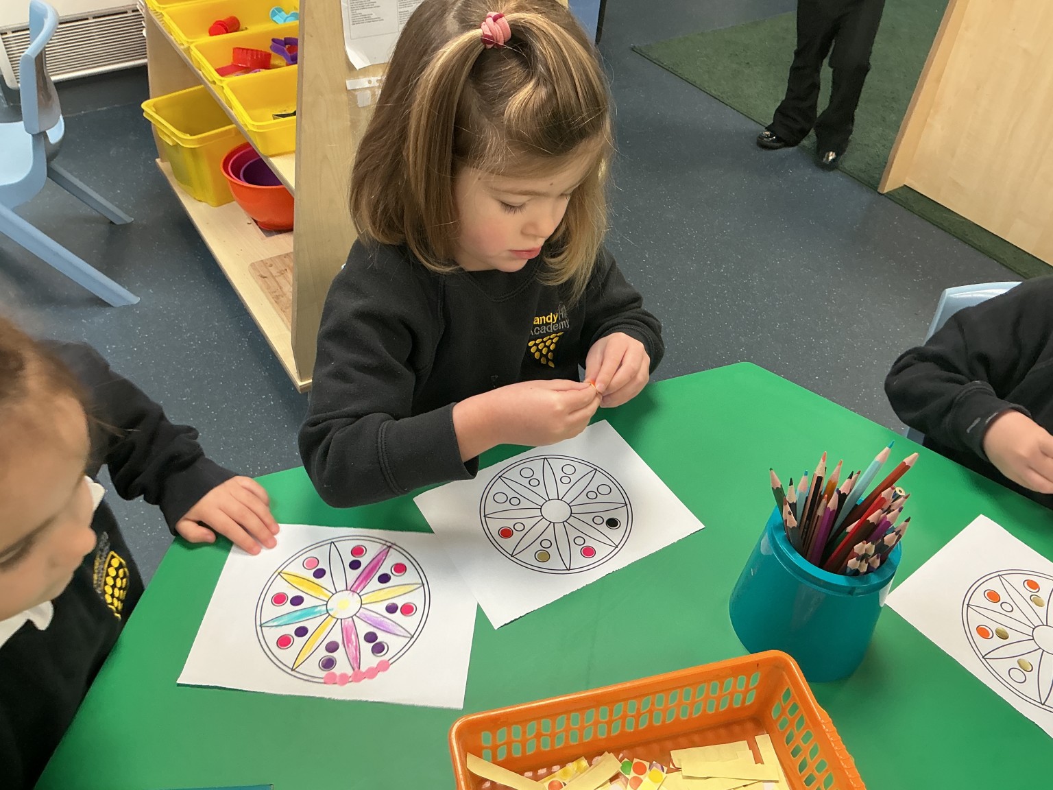 Designing our Rangoli Patterns!