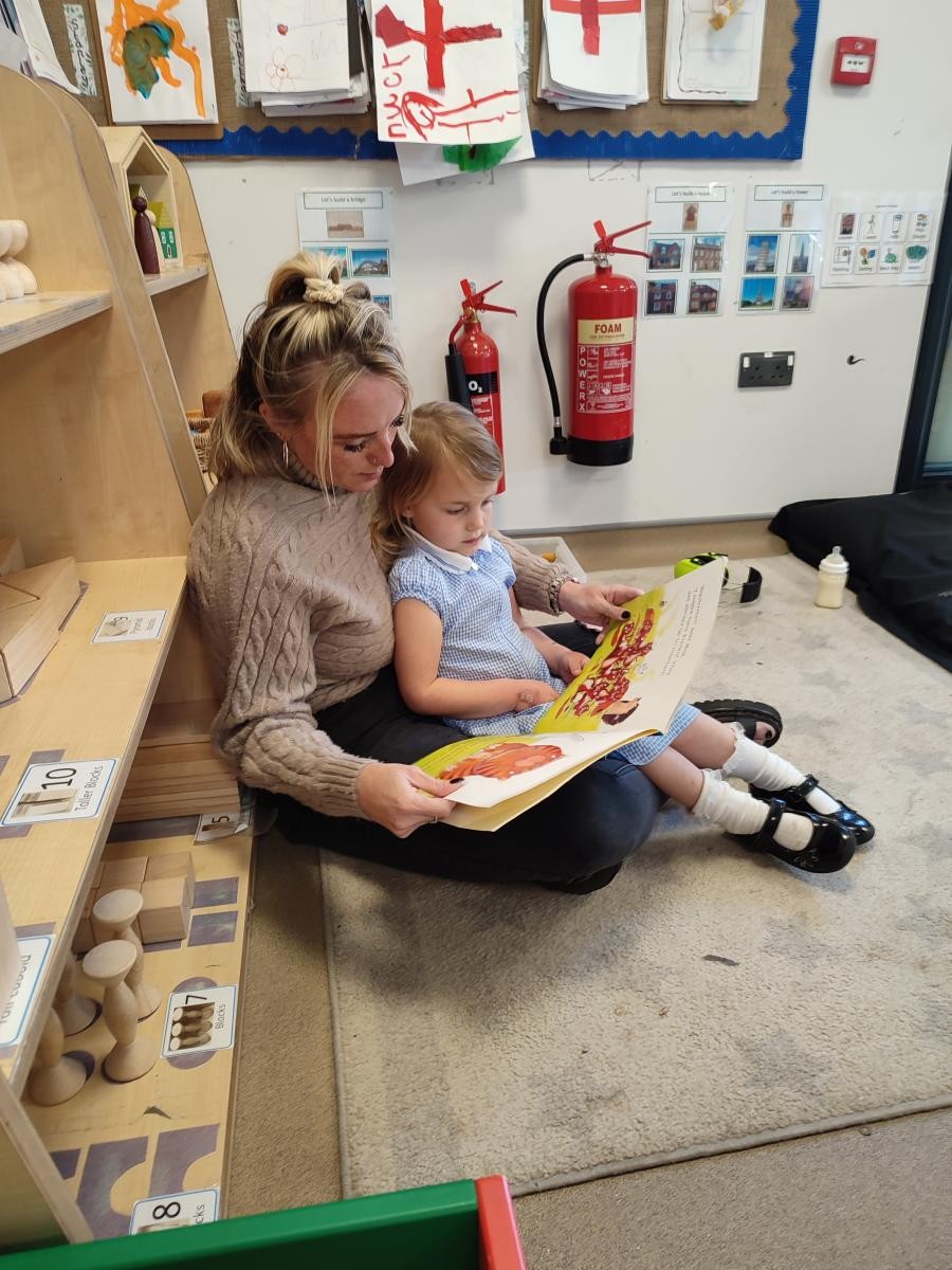 Parents are invited in half termly to read with their child in their classroom.