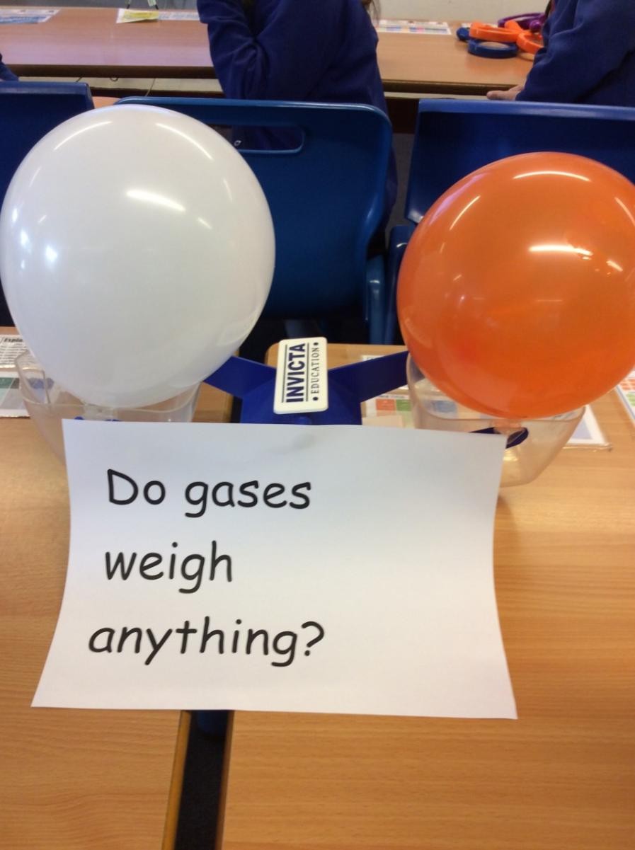 Class 4 investigating gas, liquids, and solids.