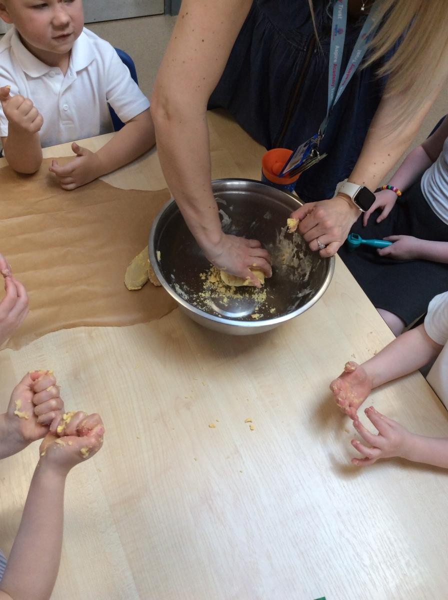 Making fossil biscuits