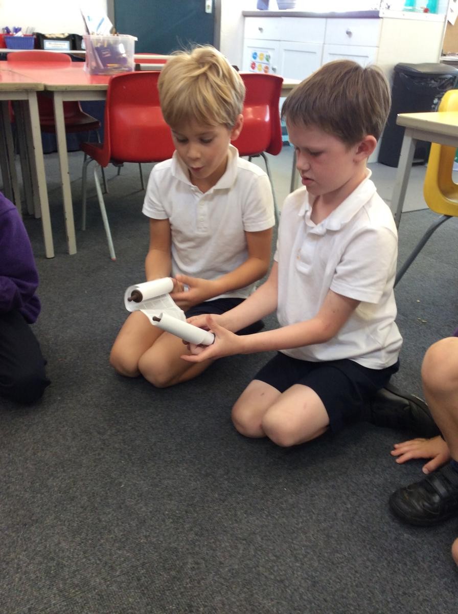 Year 2 finding out more about Jewish artefacts.