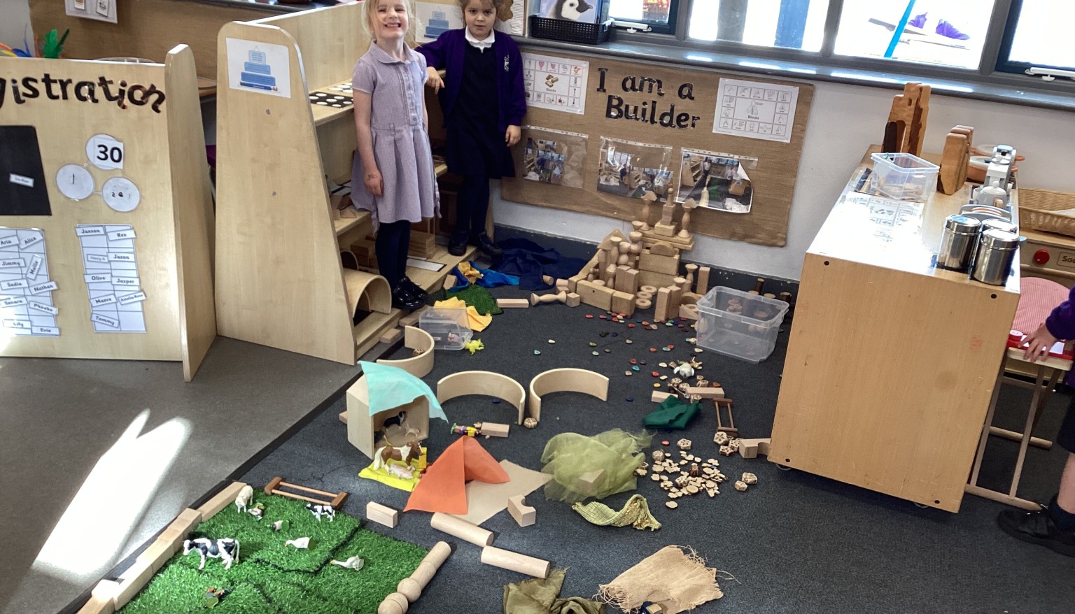 Using our imagination to create small worlds