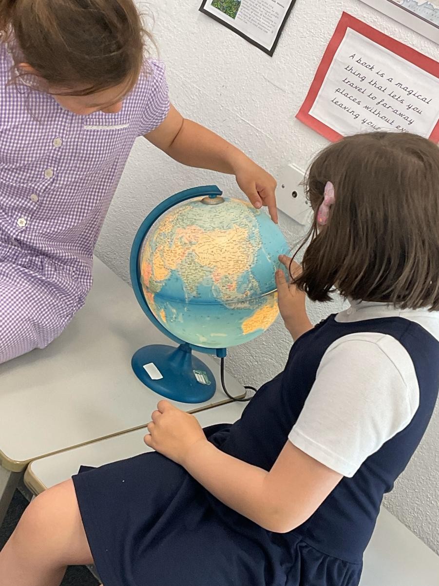 Looking at different countries and where they are.