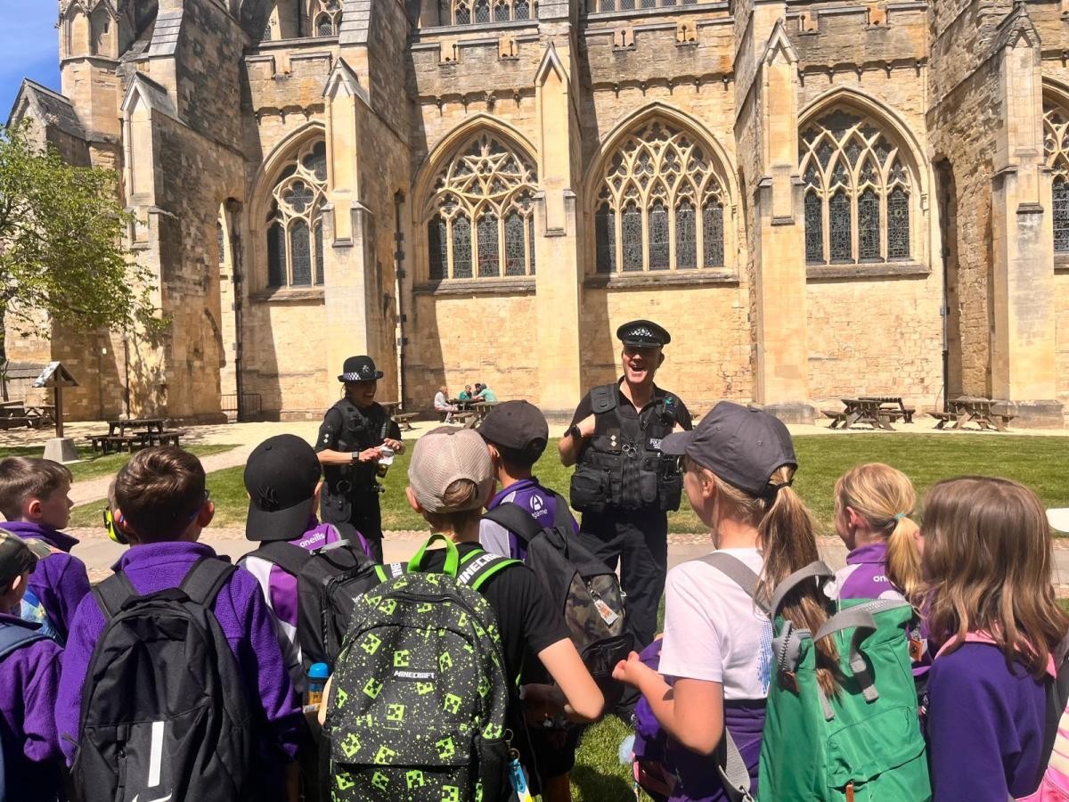 Year Four enjoyed visiting Exeter Cathedral on their residential trip. 