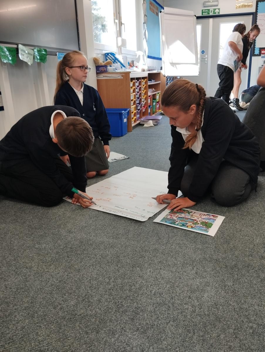 We have been working on nouns in the classroom and used all of our knowledge and skills to identify them in an image and then sort them.
