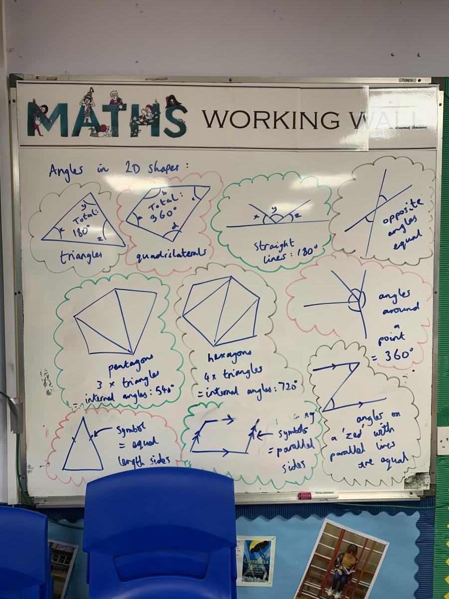 Year 6 - Angles in 2d shapes