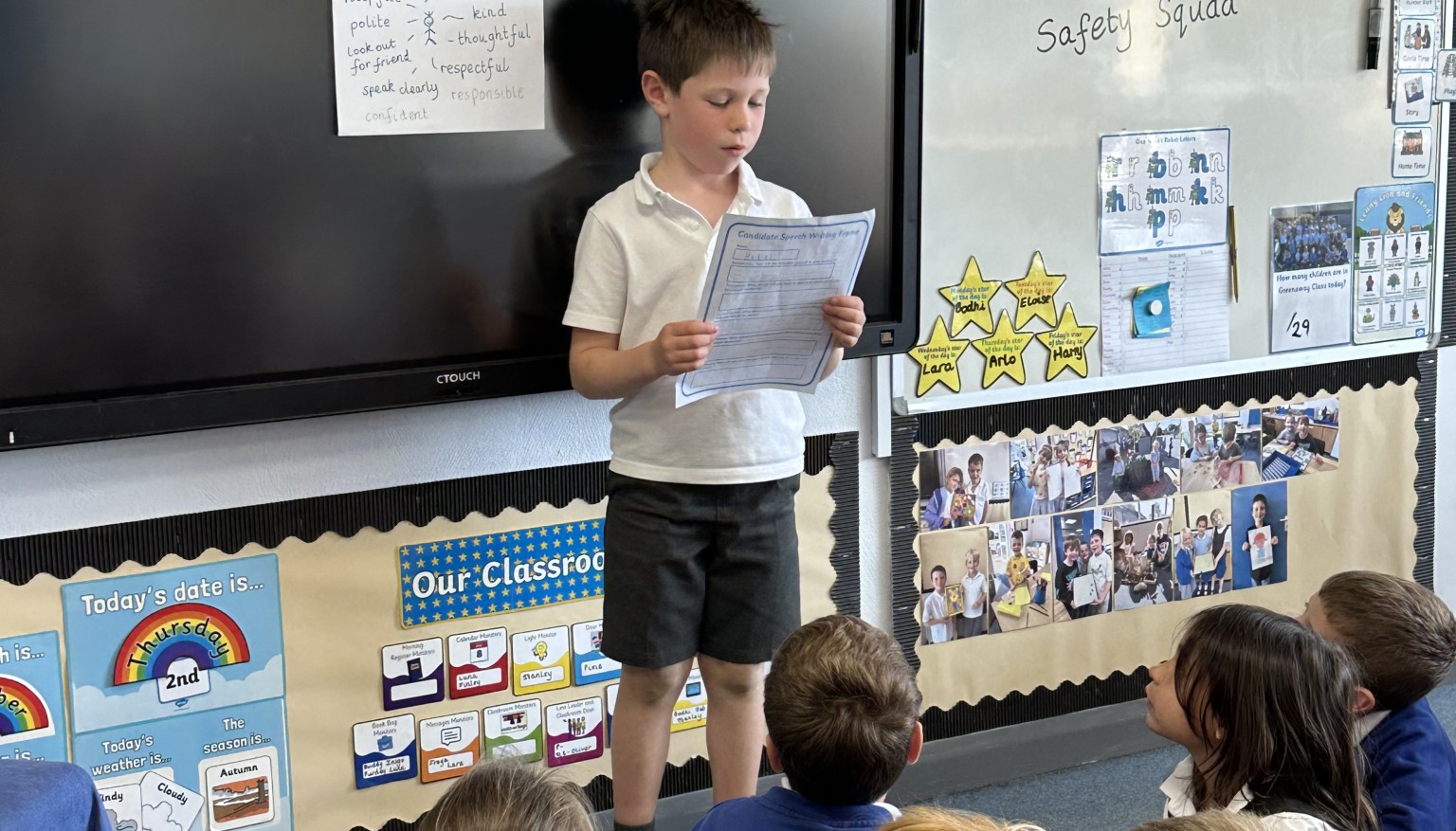 'On the Podium' for sharing speeches!