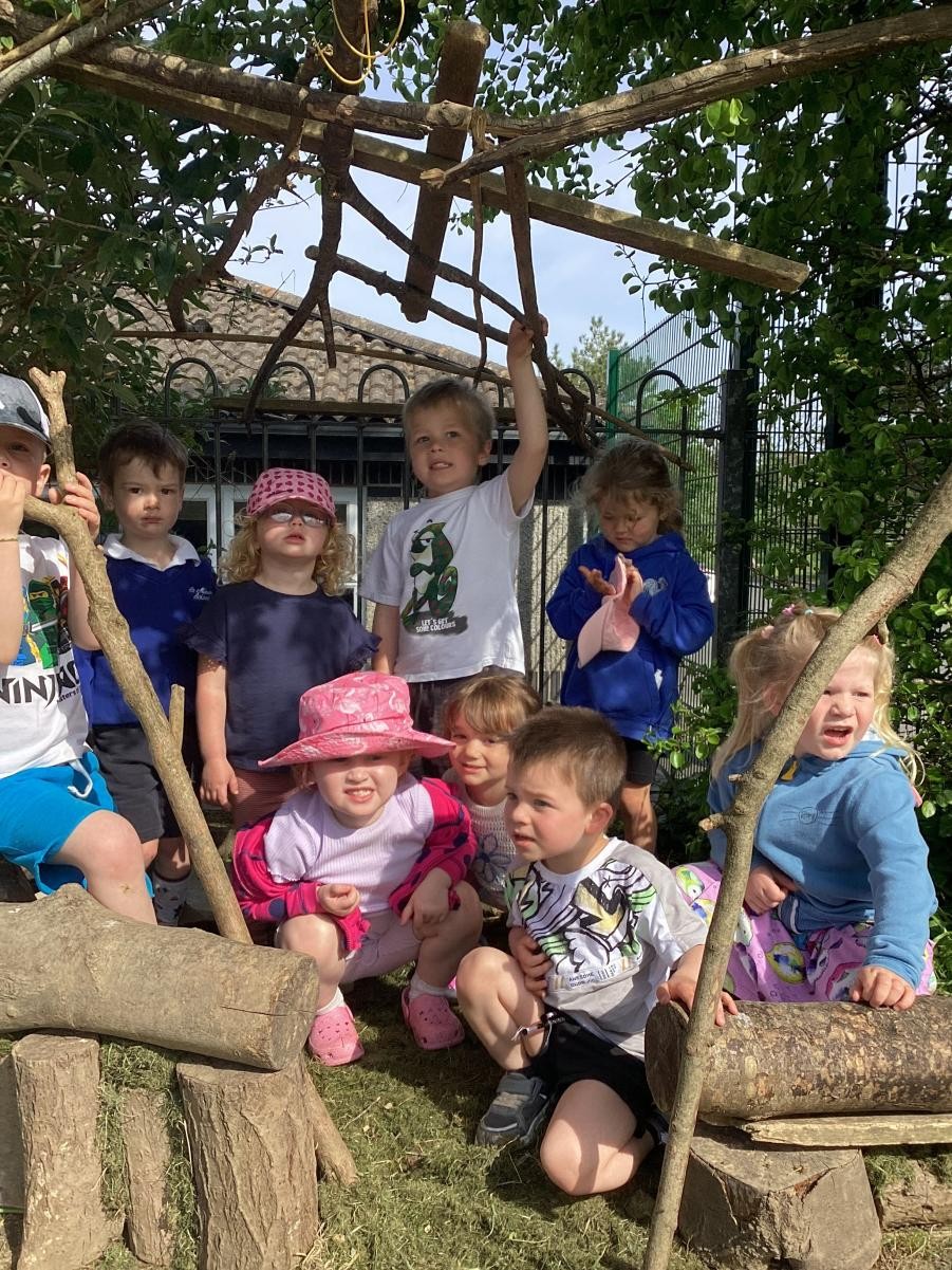 What fun exploring and building dens!