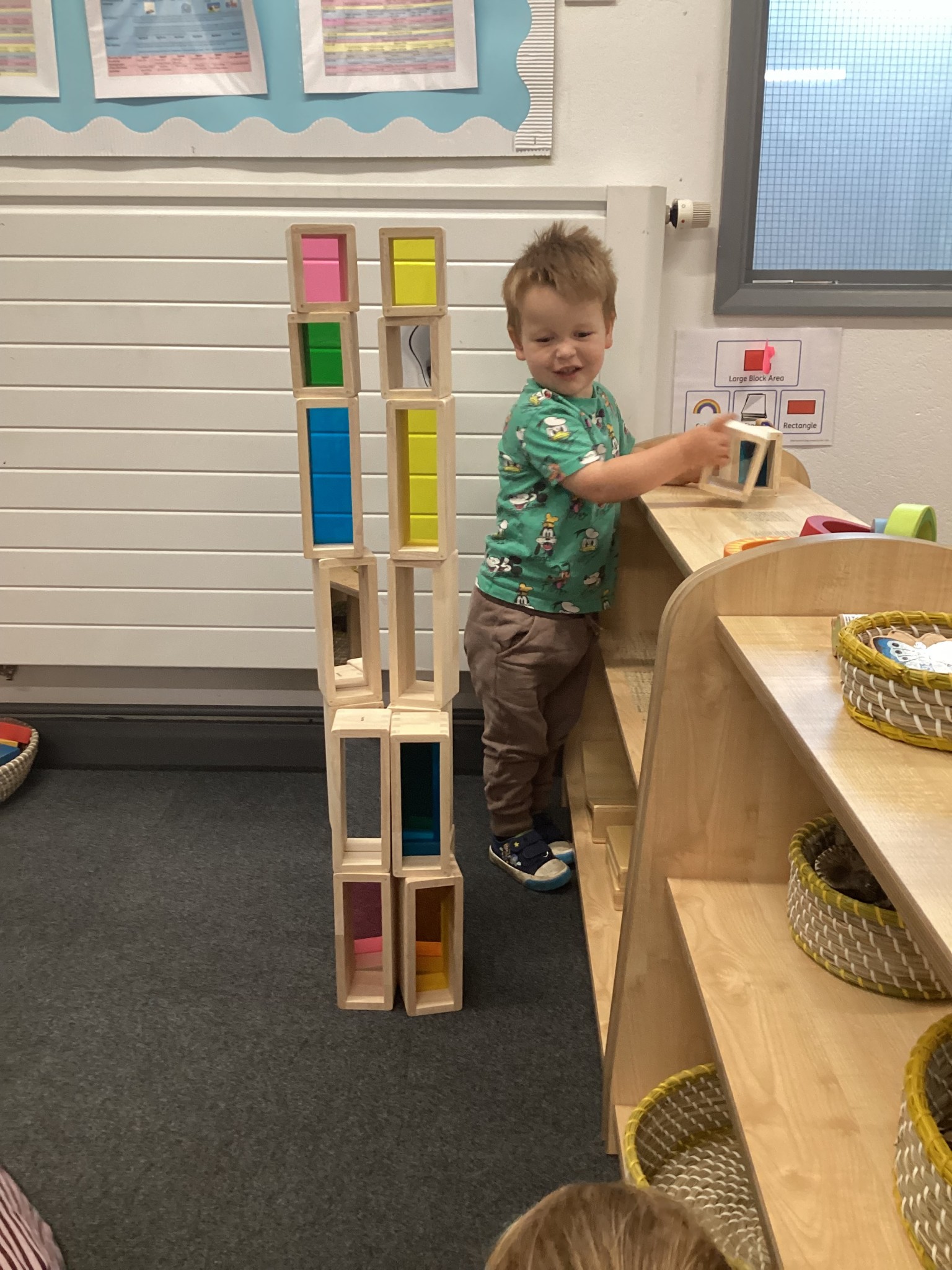 What brilliant towers, you made them the same height!