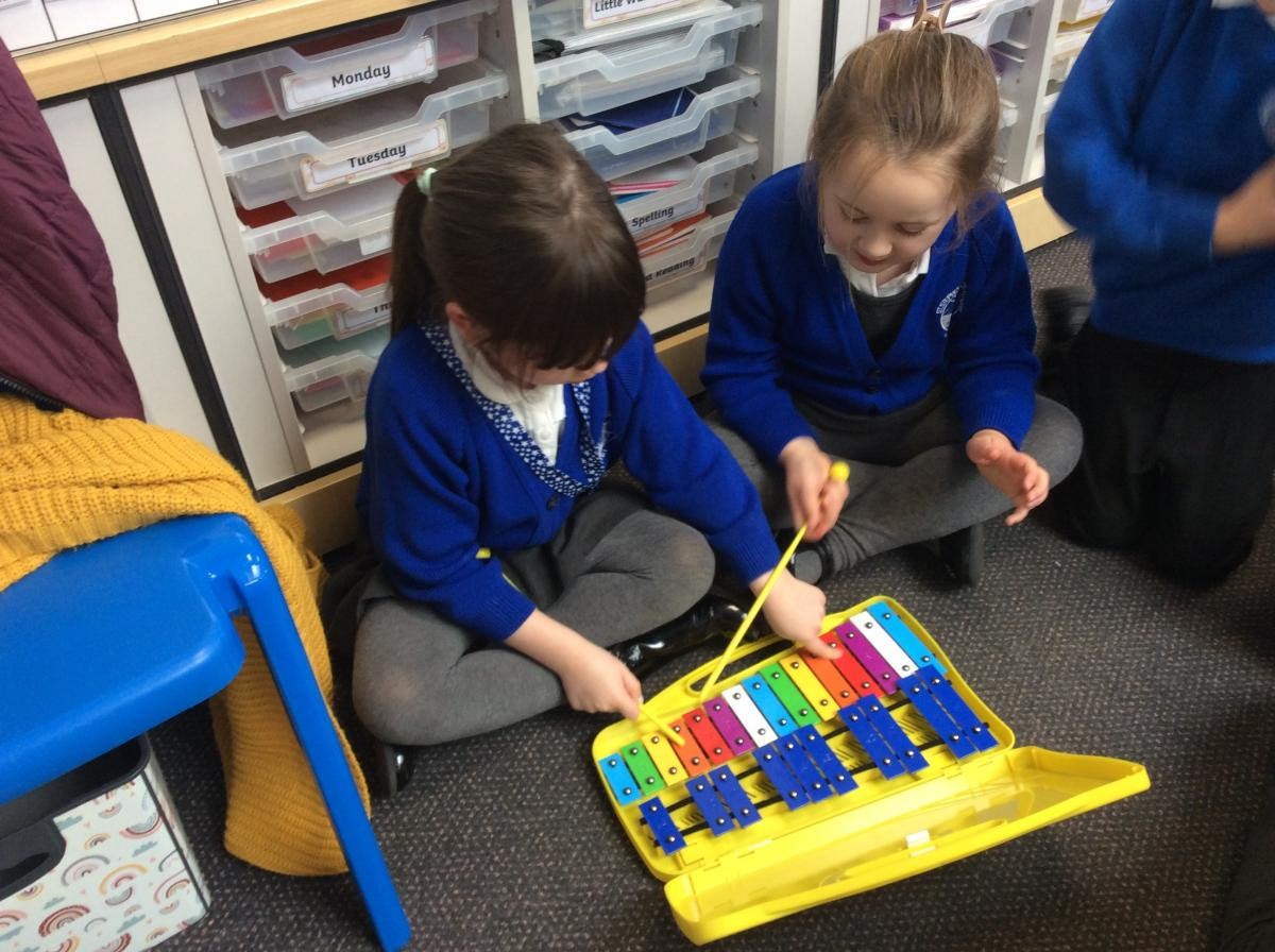 Learning how to perform using instruments. 
