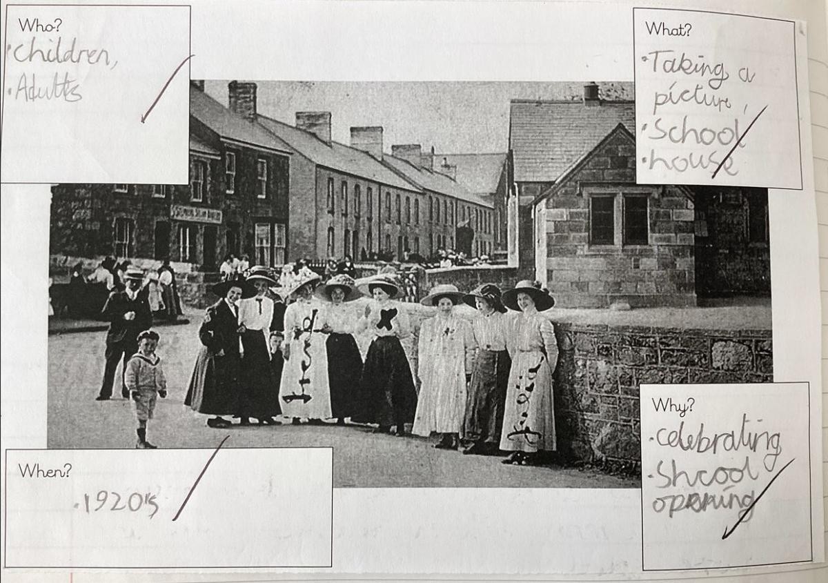 Here is an image from our village - tell me about it!