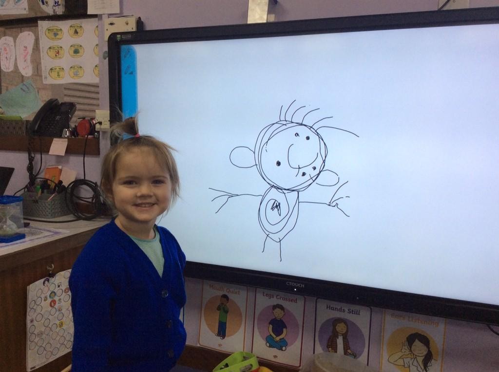 Using the interactive whiteboard to create digital images