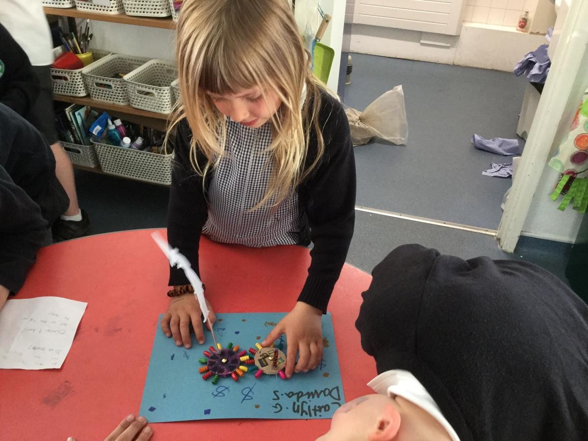 Geared Shadow Toys. Finding out what Tehidy Class think of them