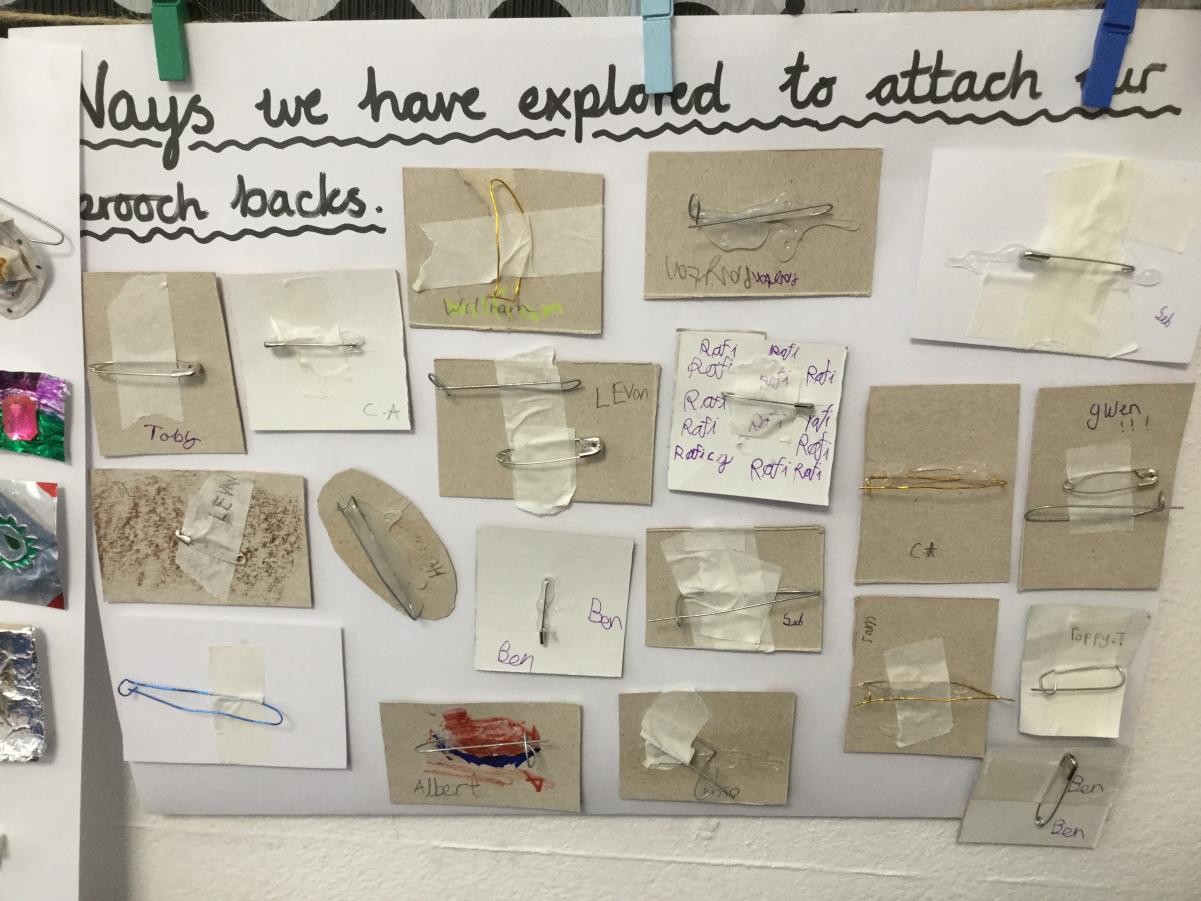 Anglo Saxon brooches. Exploring materials