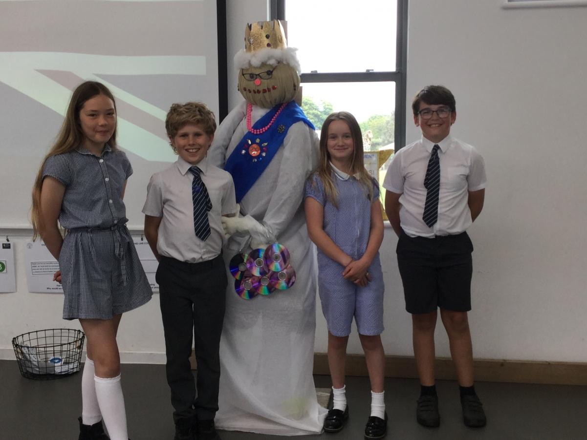 sculpture. Platinum Jubilee Celebrations