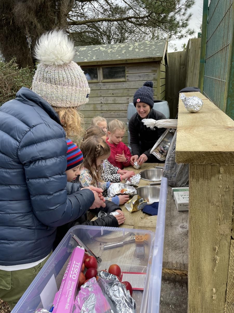 Using DT skills in Forest School