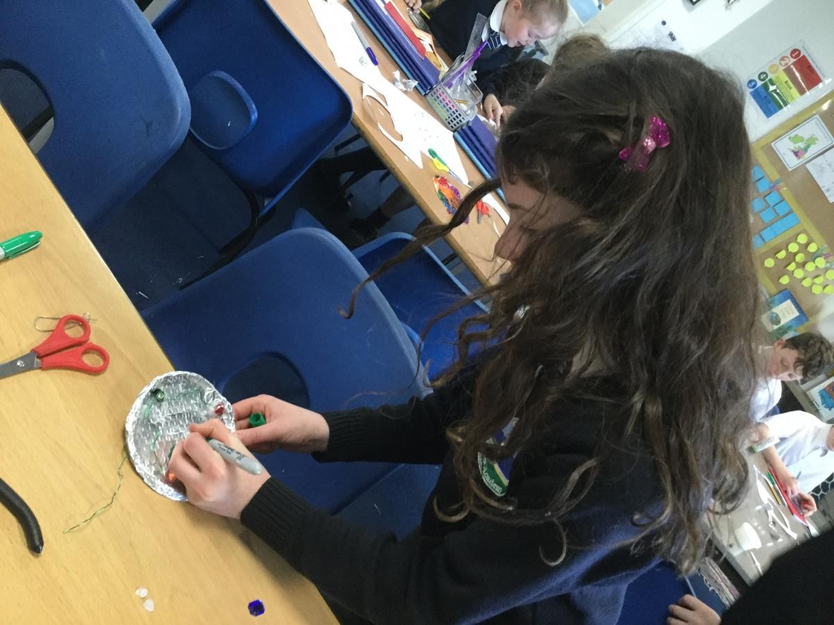 Anglo Saxon brooch making.