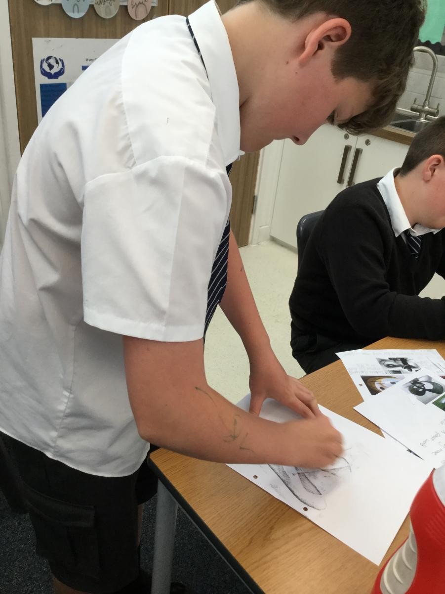 St Ives Artist Inspired - Barbara Hepworth. 
Frottage