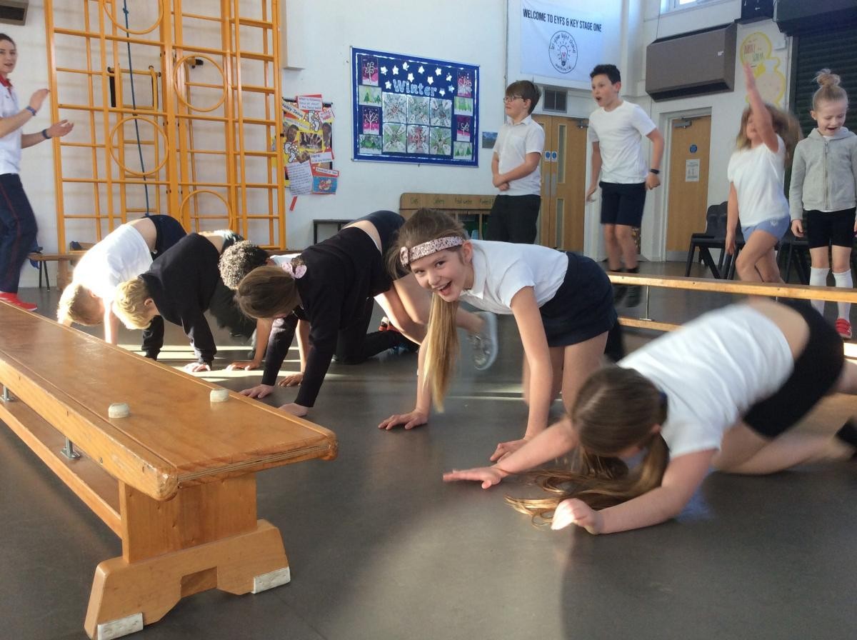 Team GB athlete, Isabel Haigh visits St Uny C of E Academy